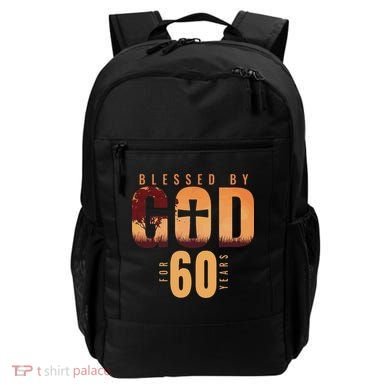 Blessed By God For 60 Years 60th Birthday Religious Theme Backpack