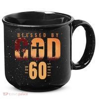 Blessed By God For 60 Years 60th Birthday Religious Theme 15oz Campfire Ceramic Mug thumb 0