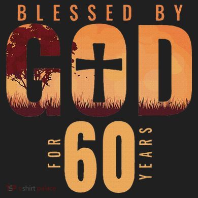 Blessed By God For 60 Years 60th Birthday Religious Theme 15oz Campfire Ceramic Mug