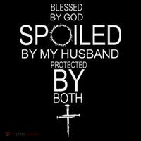 Blessed By God Spoiled By My Husband Protected By Boths Mousepad thumb 1
