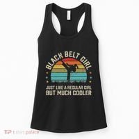 Black Belt Girl Karate Jiu Jitsu Taekwondo Martial Arts Women's Tank Top thumb 0