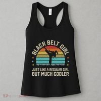 Black Belt Girl Karate Jiu Jitsu Taekwondo Martial Arts Women's Tank Top thumb 3