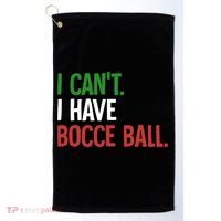 Bocce Ball Gift Golf Towel thumb 0