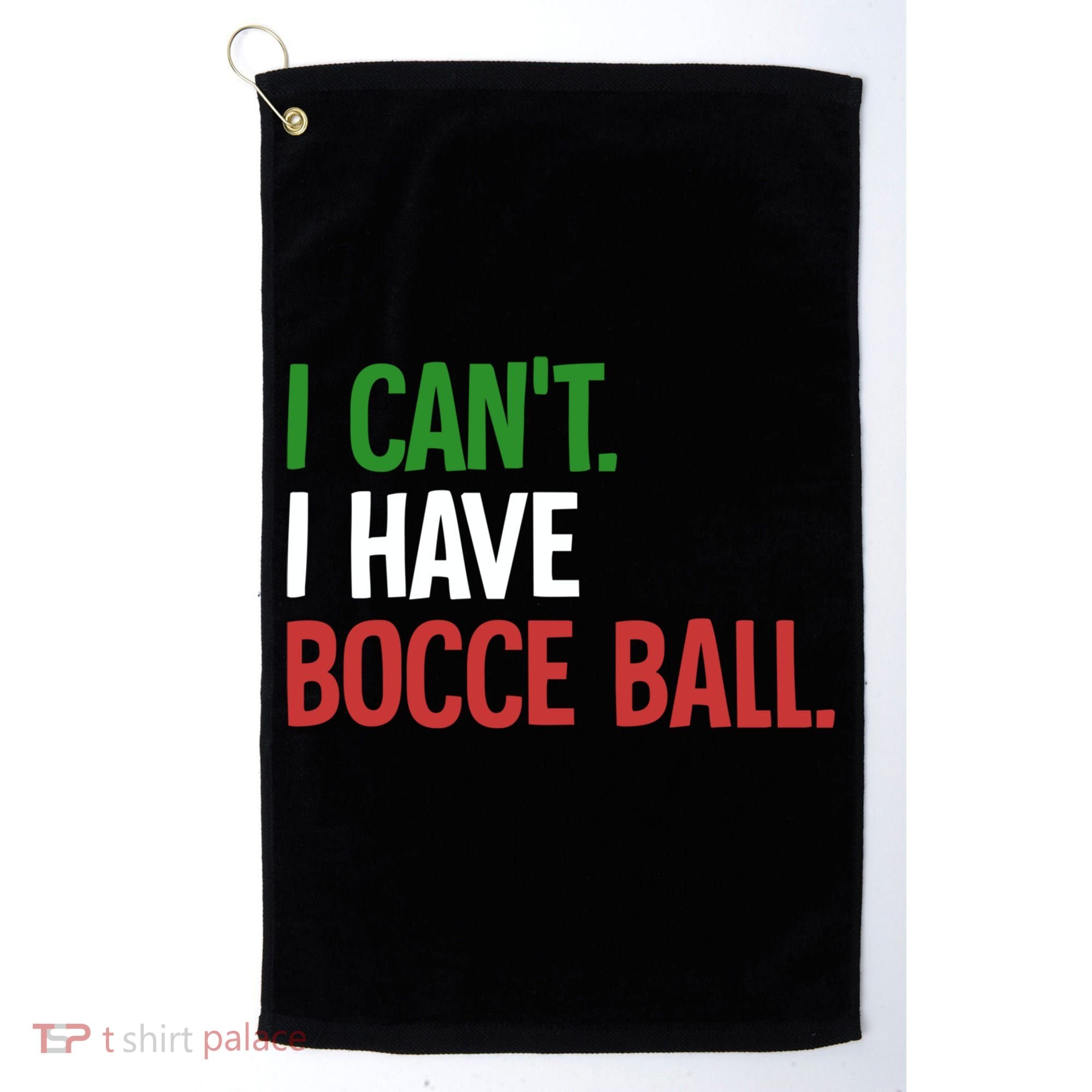 Bocce Ball Gift Golf Towel