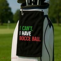 Bocce Ball Gift Golf Towel thumb 2