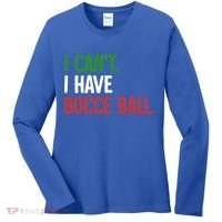 Bocce Ball Gift Women's Long Sleeve Shirt thumb 0