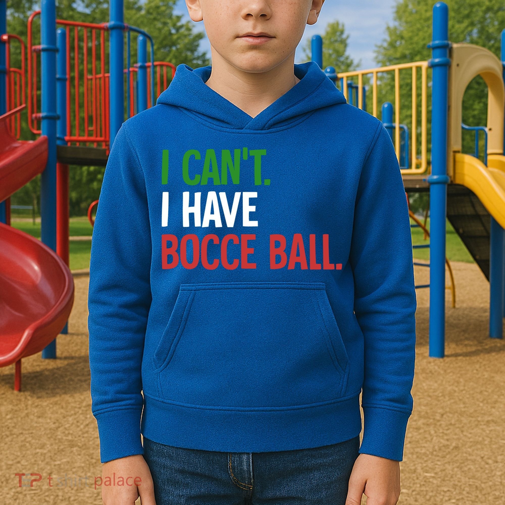 Bocce Ball Gift Kids Hoodie