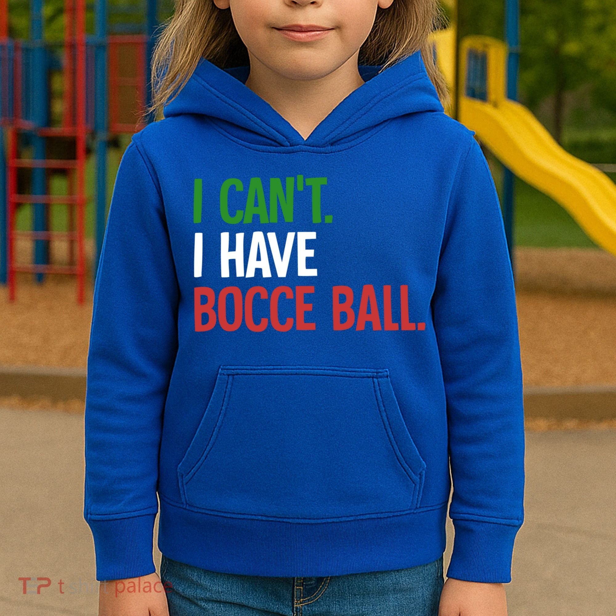 Bocce Ball Gift Kids Hoodie