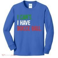 Bocce Ball Gift Kids Long Sleeve Shirt thumb 0