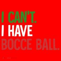 Bocce Ball Gift Santa Hat thumb 1