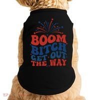 Boom Bitch Get Out The Way Doggie Tank thumb 0