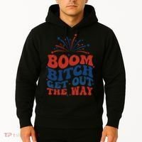 Boom Bitch Get Out The Way Hoodie thumb 2