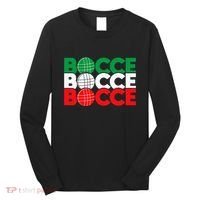 Bocce Ball Game Enthusiast Lawn Bowling Boule Boccia Long Sleeve Shirt thumb 0
