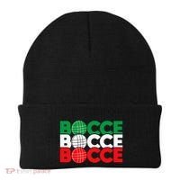 Bocce Ball Game Enthusiast Lawn Bowling Boule Boccia Beanie thumb 0