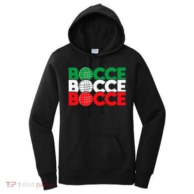 Bocce Ball Game Enthusiast Lawn Bowling Boule Boccia Women's Hoodie