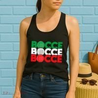 Bocce Ball Game Enthusiast Lawn Bowling Boule Boccia Women's Tank Top thumb 2