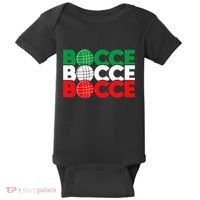 Bocce Ball Game Enthusiast Lawn Bowling Boule Boccia Baby Bodysuit thumb 0