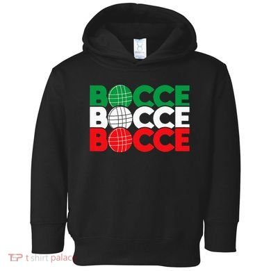 Bocce Ball Game Enthusiast Lawn Bowling Boule Boccia Toddler Hoodie
