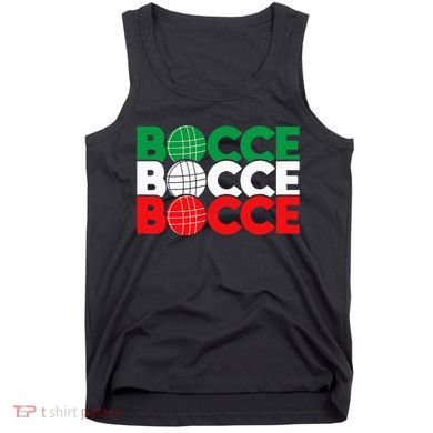 Bocce Ball Game Enthusiast Lawn Bowling Boule Boccia Tank Top