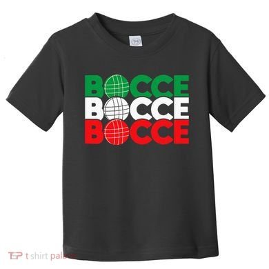 Bocce Ball Game Enthusiast Lawn Bowling Boule Boccia Toddler T-Shirt