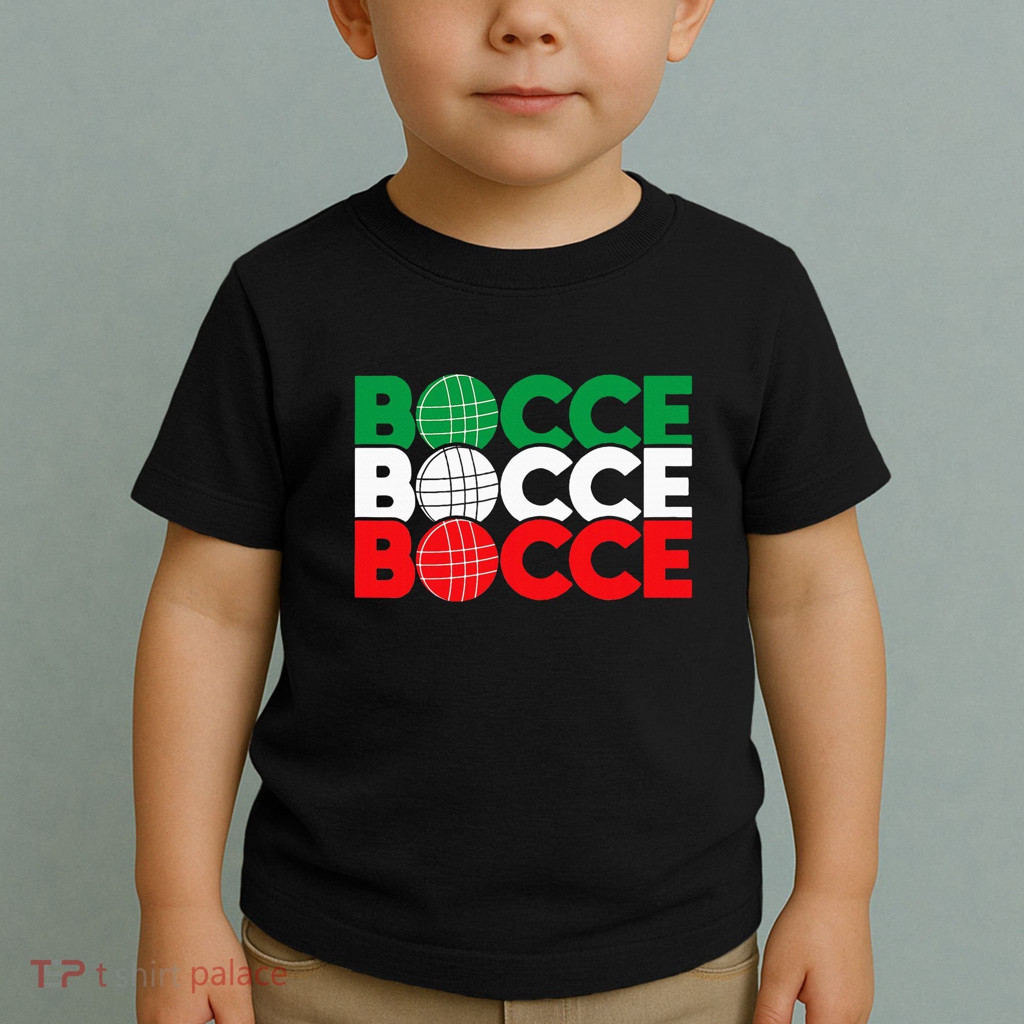 Bocce Ball Game Enthusiast Lawn Bowling Boule Boccia Toddler T-Shirt