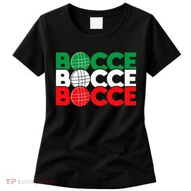 Bocce Ball Game Enthusiast Lawn Bowling Boule Boccia Women's T-Shirt