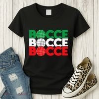 Bocce Ball Game Enthusiast Lawn Bowling Boule Boccia Women's T-Shirt thumb 3