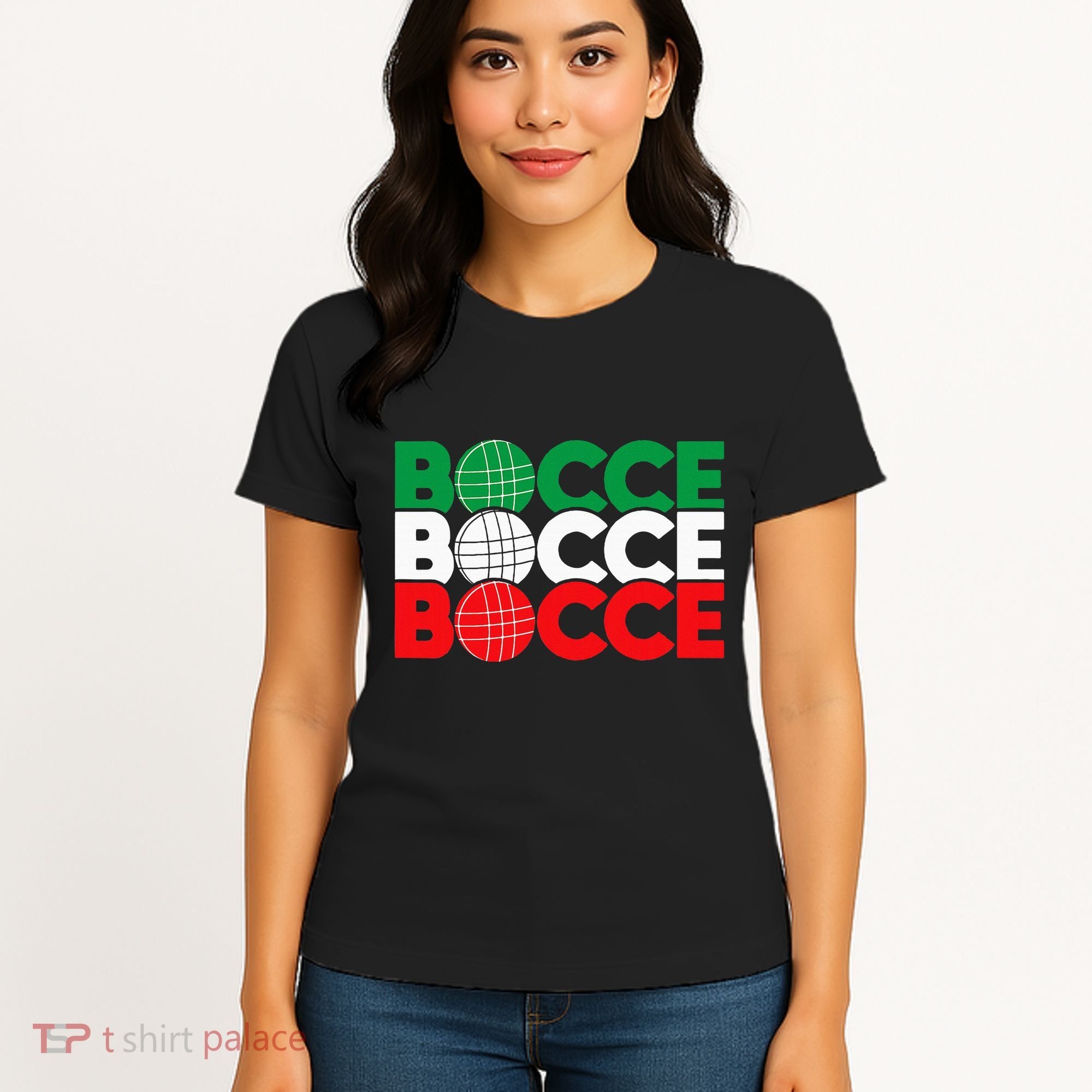 Bocce Ball Game Enthusiast Lawn Bowling Boule Boccia Women's T-Shirt