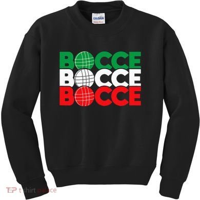 Bocce Ball Game Enthusiast Lawn Bowling Boule Boccia Kids Sweatshirt