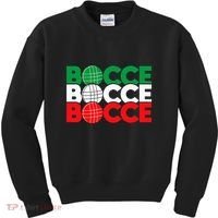 Bocce Ball Game Enthusiast Lawn Bowling Boule Boccia Kids Sweatshirt thumb 0