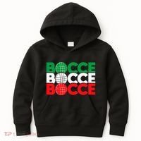 Bocce Ball Game Enthusiast Lawn Bowling Boule Boccia Kids Hoodie thumb 0