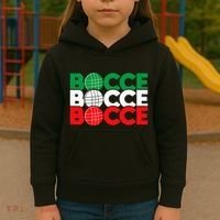 Bocce Ball Game Enthusiast Lawn Bowling Boule Boccia Kids Hoodie thumb 3
