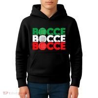 Bocce Ball Game Enthusiast Lawn Bowling Boule Boccia Kids Hoodie thumb 4