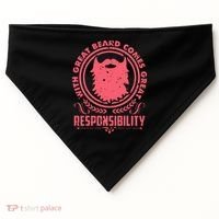 Bushy Beard Goatee Beard Full Beard Bearded USA-Made Doggie Bandana thumb 0
