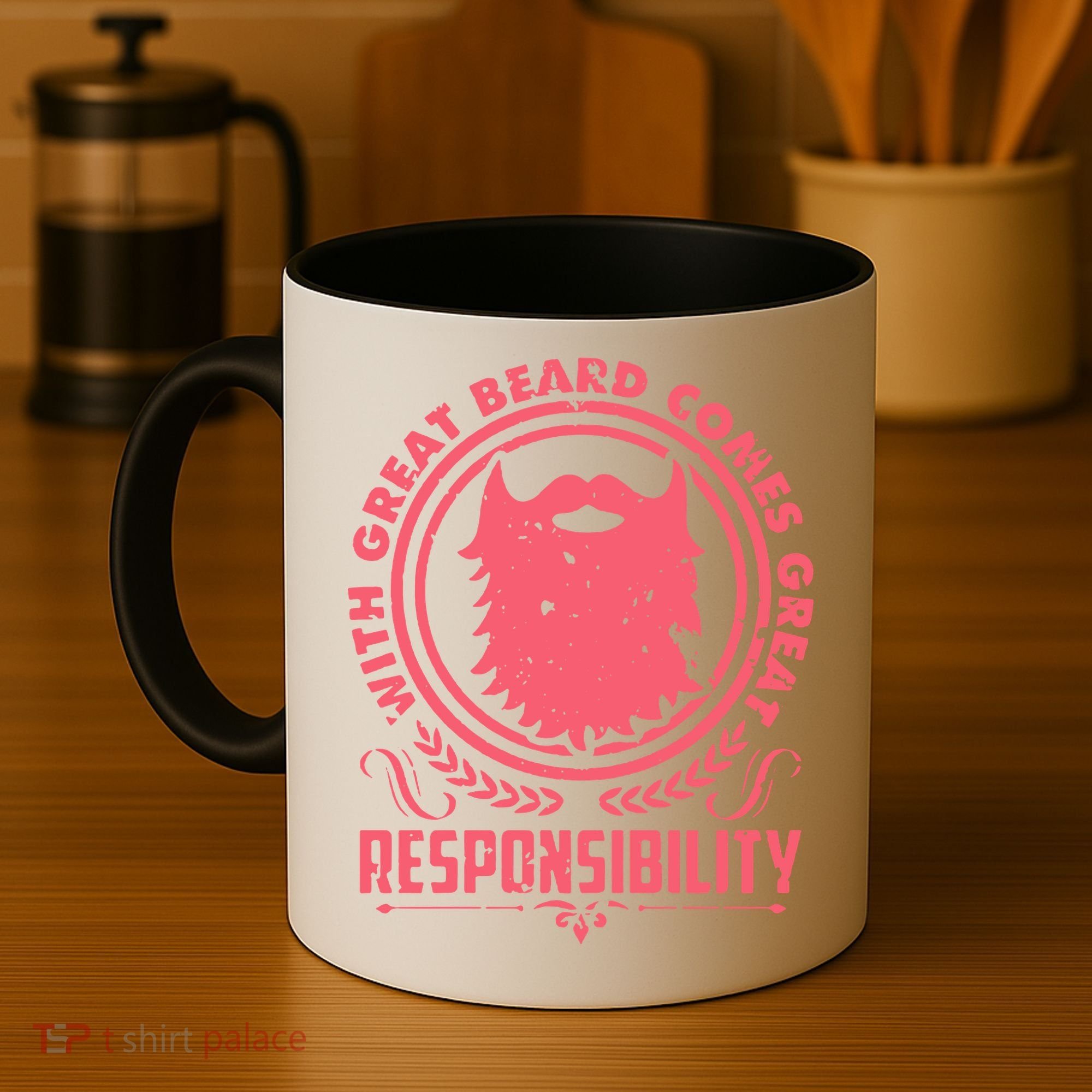 Bushy Beard Goatee Beard Full Beard Bearded Coffee Mug
