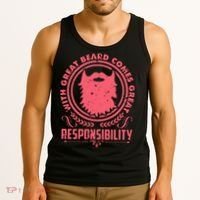 Bushy Beard Goatee Beard Full Beard Bearded Tank Top thumb 3