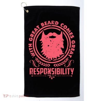 Bushy Beard Goatee Beard Full Beard Bearded Golf Towel