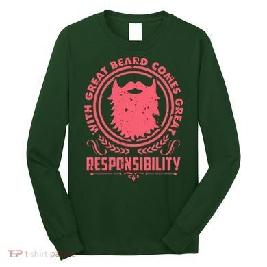 Bushy Beard Goatee Beard Full Beard Bearded Long Sleeve Shirt