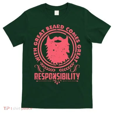 Bushy Beard Goatee Beard Full Beard Bearded T-Shirt