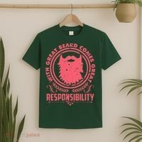 Bushy Beard Goatee Beard Full Beard Bearded T-Shirt thumb 2