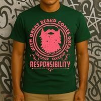 Bushy Beard Goatee Beard Full Beard Bearded T-Shirt thumb 3