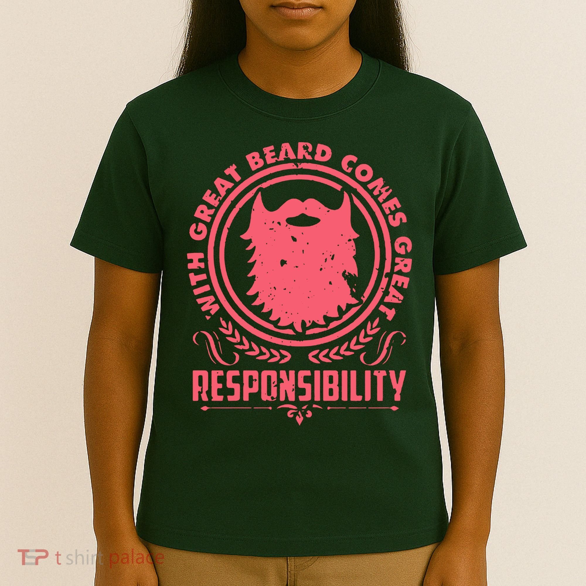 Bushy Beard Goatee Beard Full Beard Bearded T-Shirt