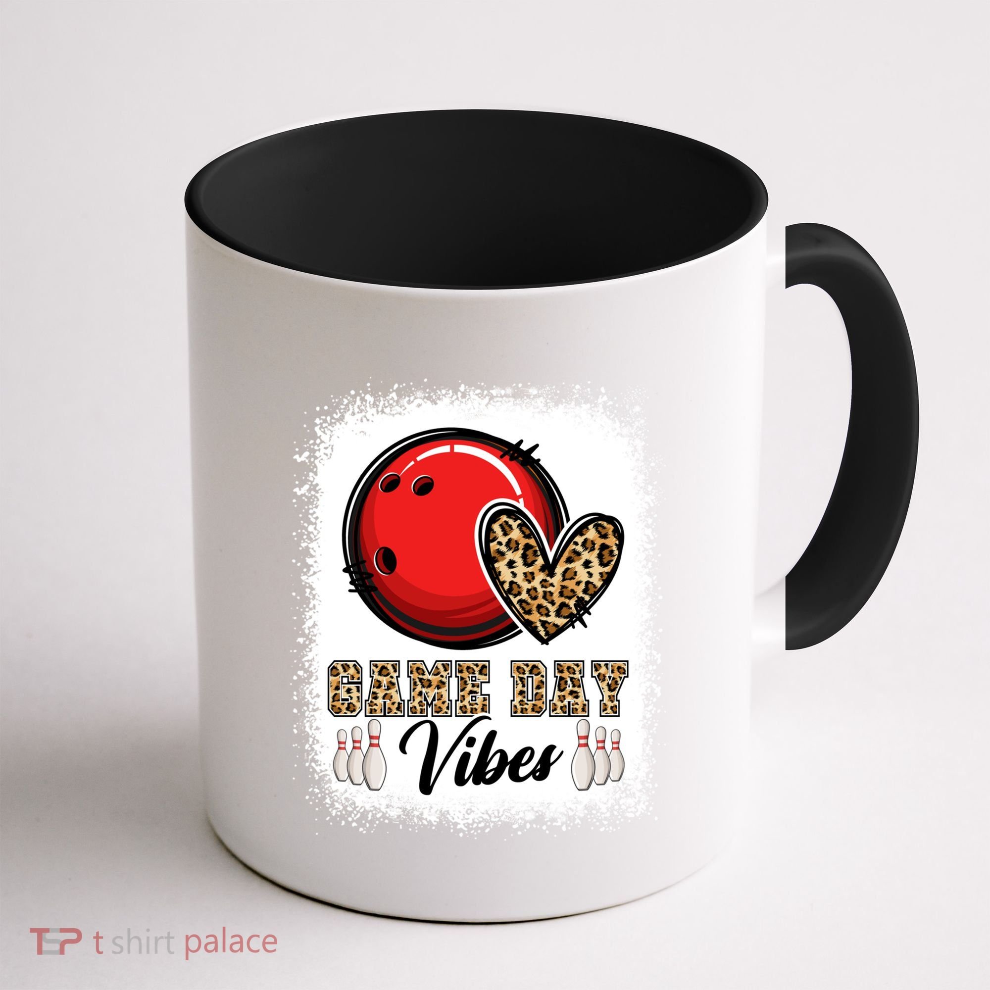 Bleached Bowling Game Day Vibes Bowling Mom Game Day Season Gift Coffee Mug