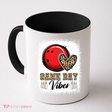 Bleached Bowling Game Day Vibes Bowling Mom Game Day Season Gift Coffee Mug