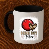 Bleached Bowling Game Day Vibes Bowling Mom Game Day Season Gift Coffee Mug thumb 2
