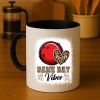 Bleached Bowling Game Day Vibes Bowling Mom Game Day Season Gift Coffee Mug thumb 4