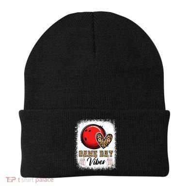 Bleached Bowling Game Day Vibes Bowling Mom Game Day Season Gift Beanie