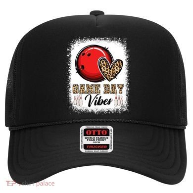 Bleached Bowling Game Day Vibes Bowling Mom Game Day Season Gift Hat