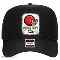 Bleached Bowling Game Day Vibes Bowling Mom Game Day Season Gift Hat thumb 0