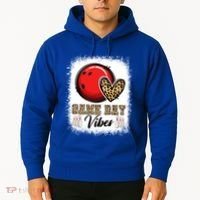 Bleached Bowling Game Day Vibes Bowling Mom Game Day Season Gift Hoodie thumb 2